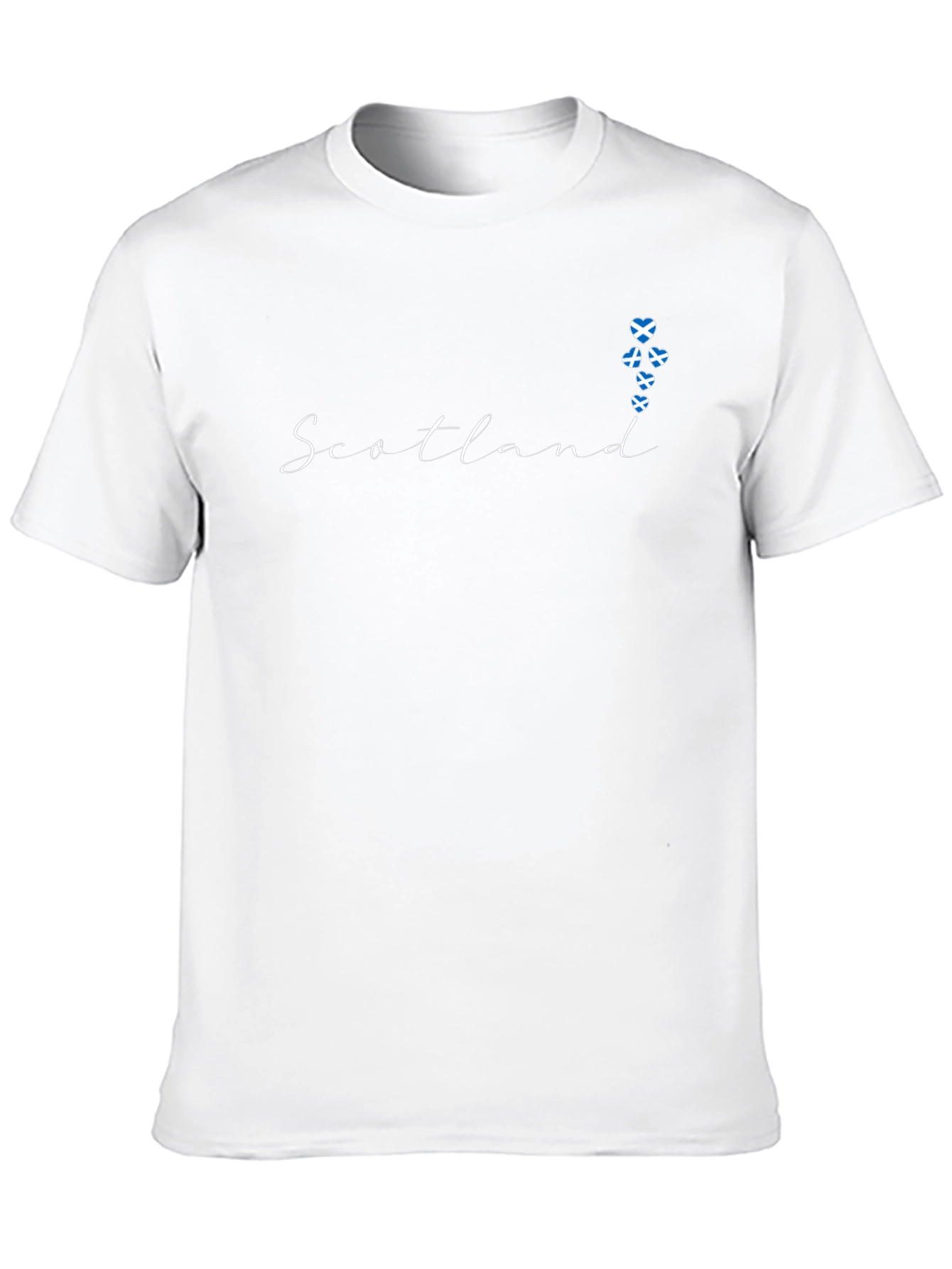 Scotland Flag Heart T-Shirt