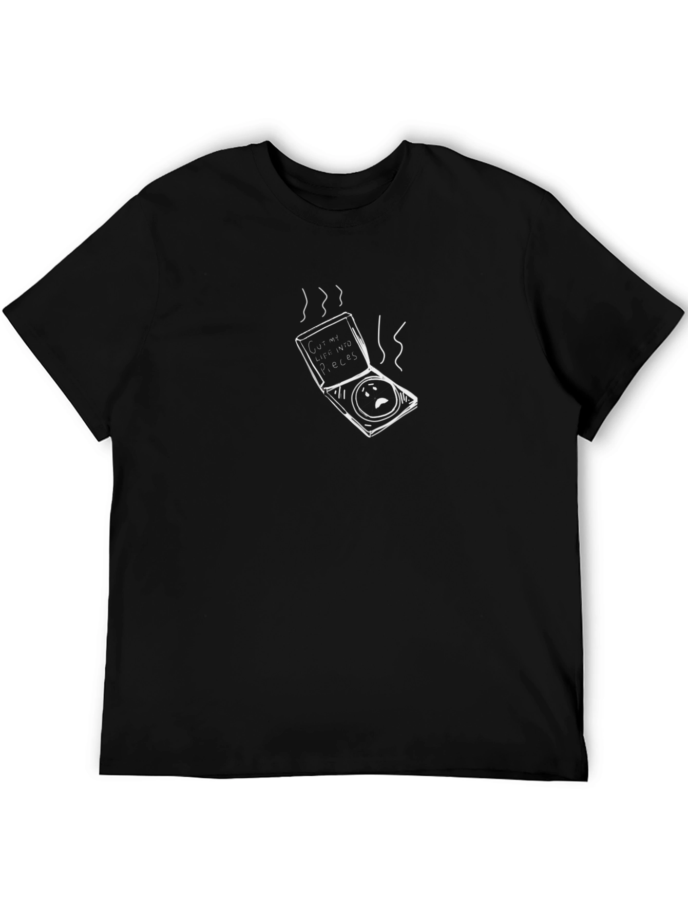Funny Pizza T-Shirt - Sad Pizza Slice