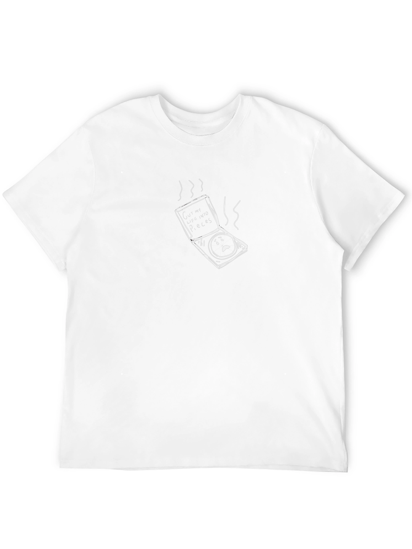 Funny Pizza T-Shirt - Sad Pizza Slice