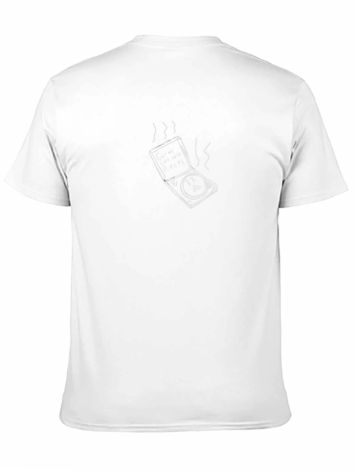 Funny Pizza T-Shirt - Sad Pizza Slice