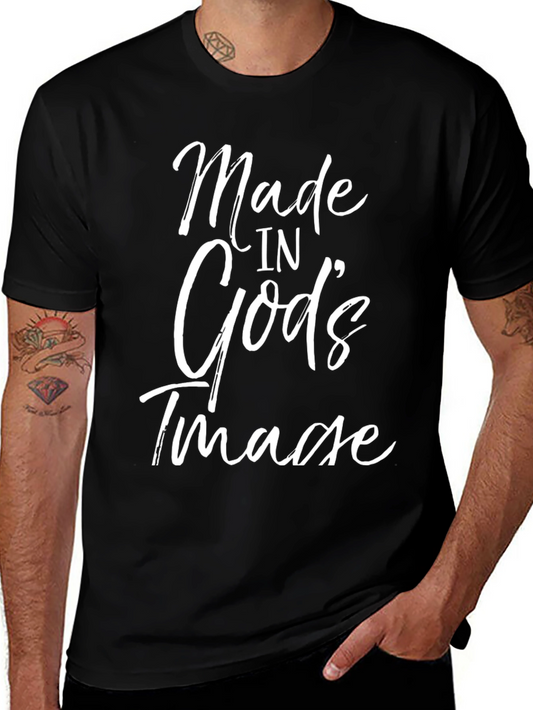 Made in Gods Image Black T-Shirt