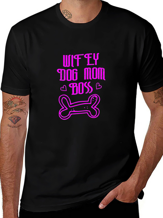 Wifey Dog Mom Boss Graphic Tee