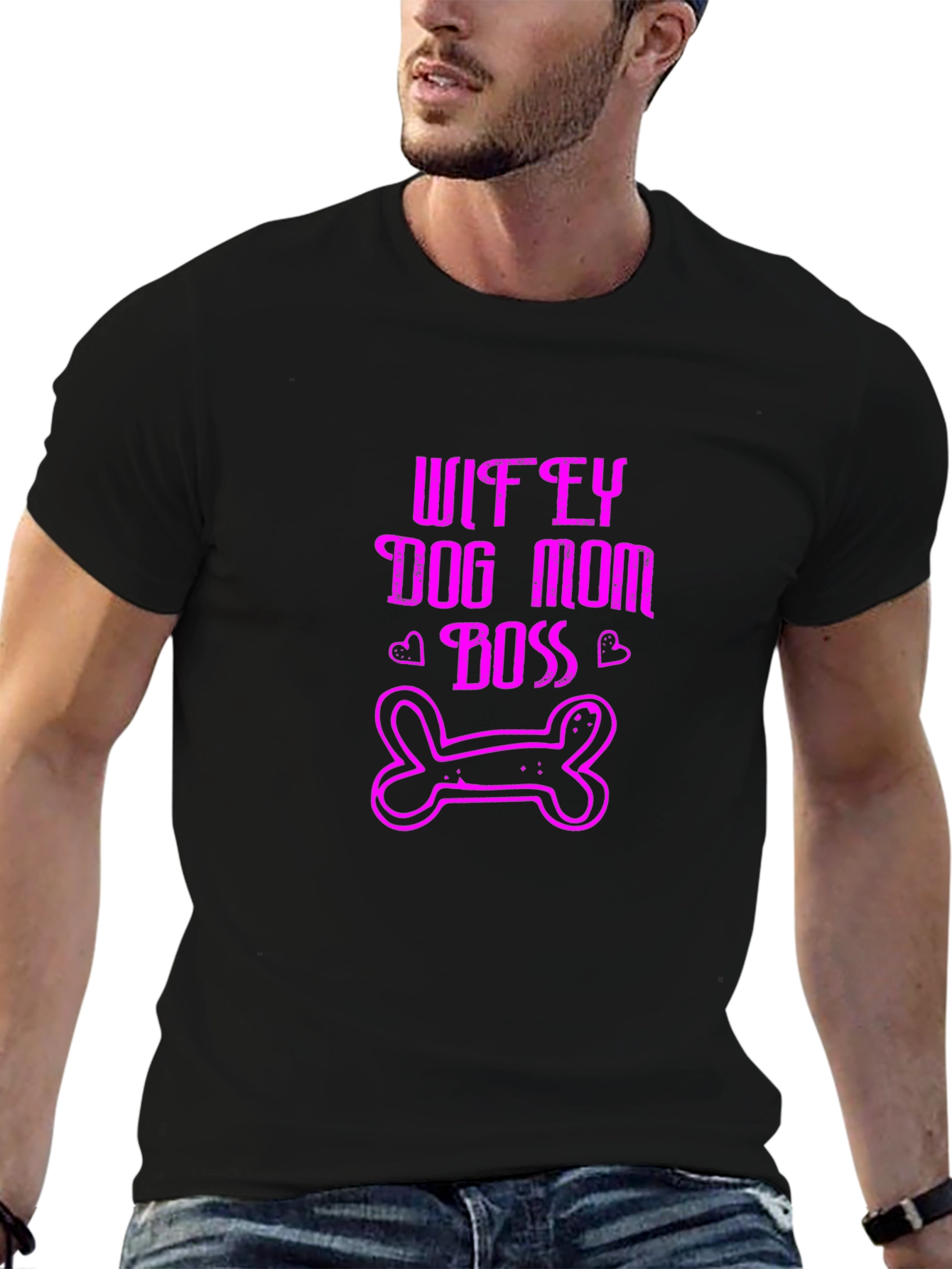 Wifey Dog Mom Boss Graphic Tee