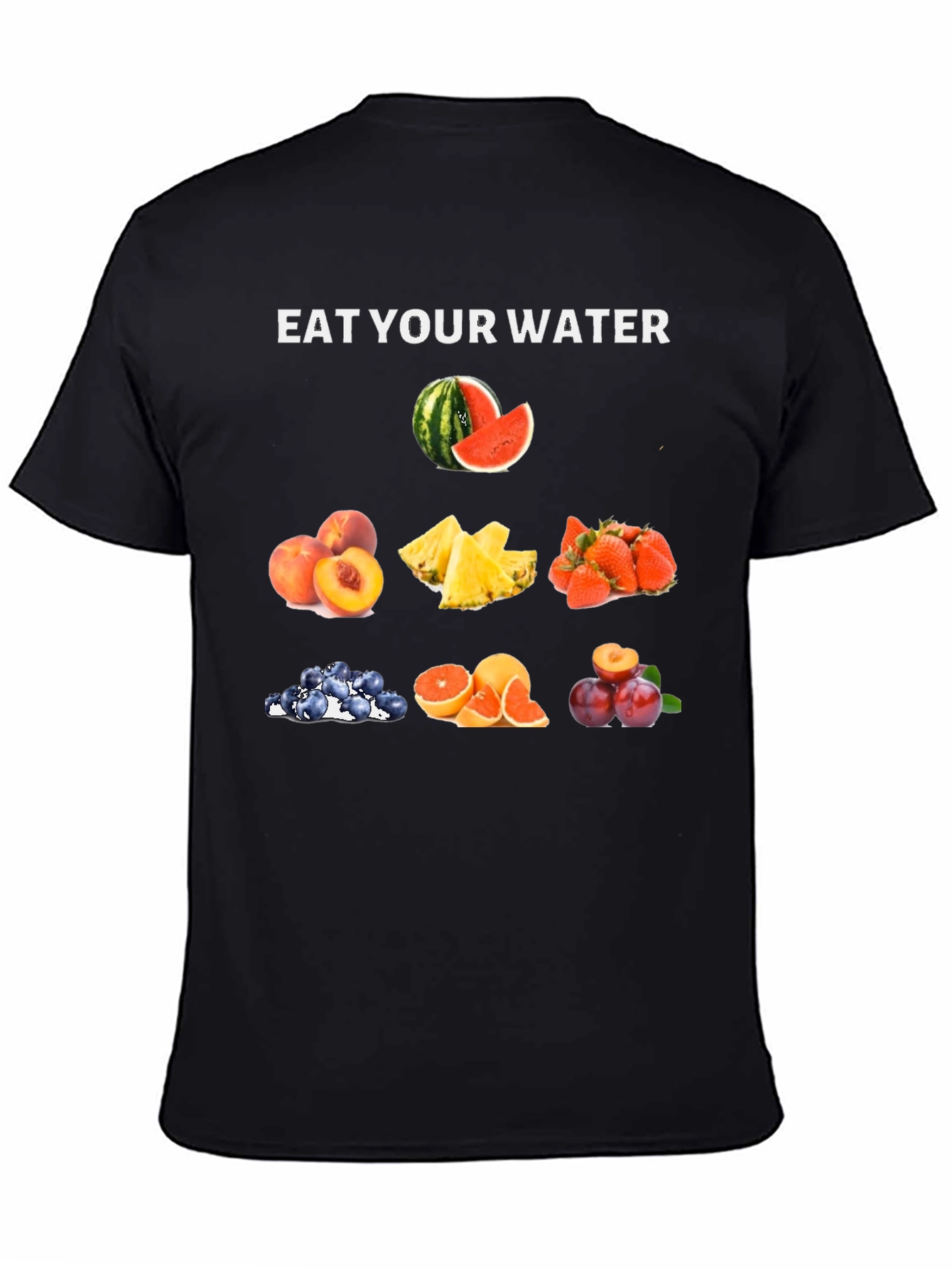 Eat Your Water Fruit T-Shirt - Hydration Fashion