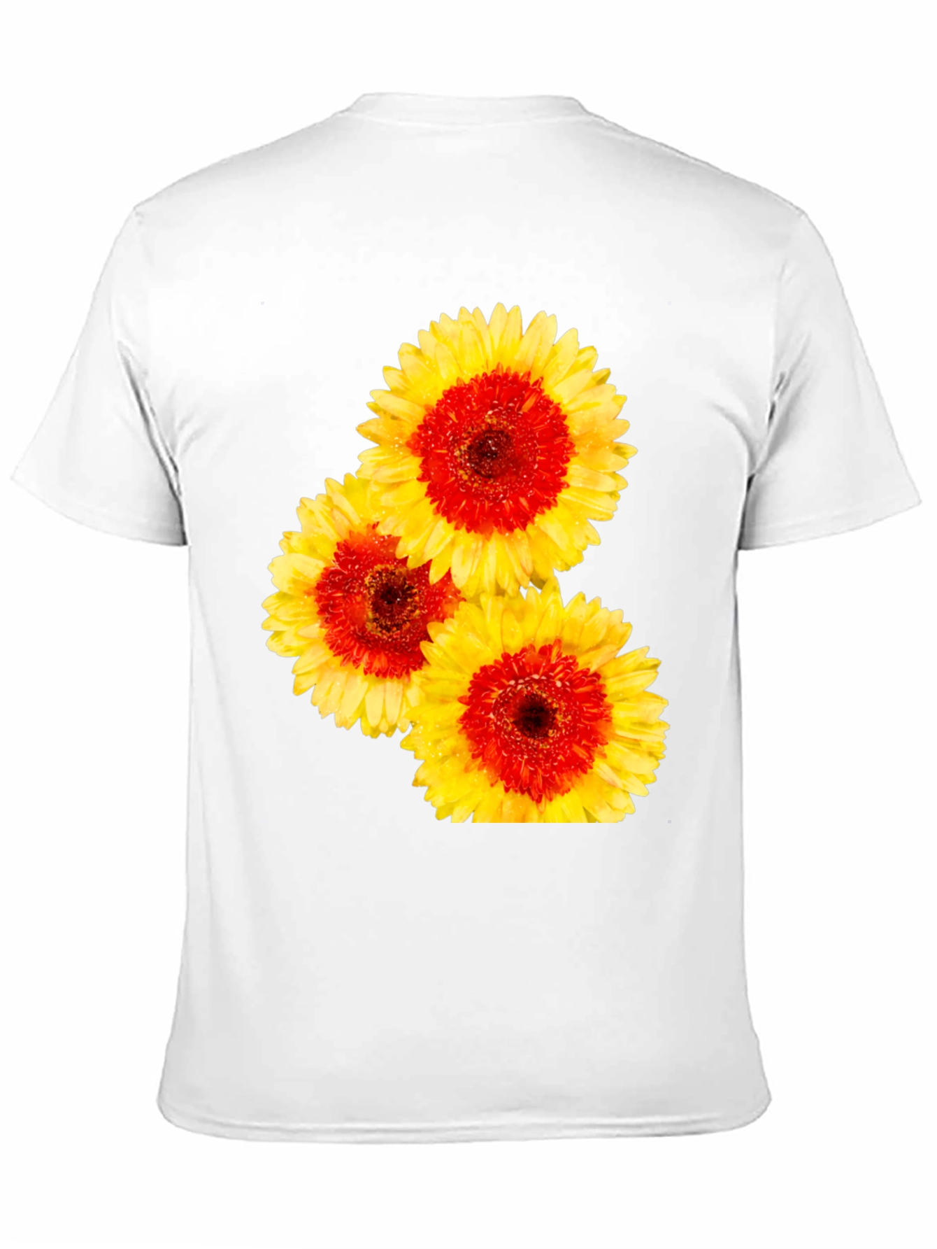 Floral Print Crew Neck Tee