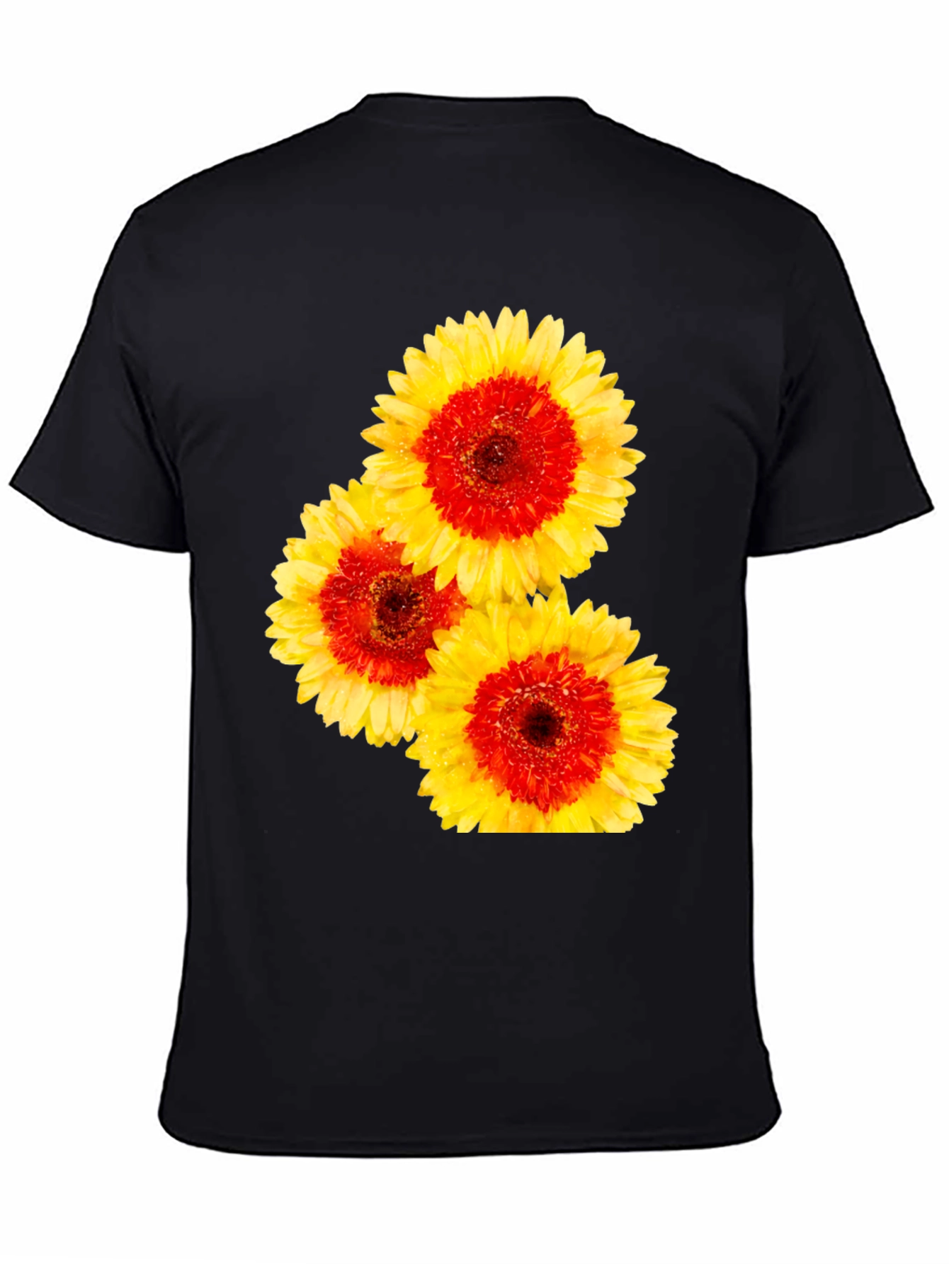 Floral Print Crew Neck Tee