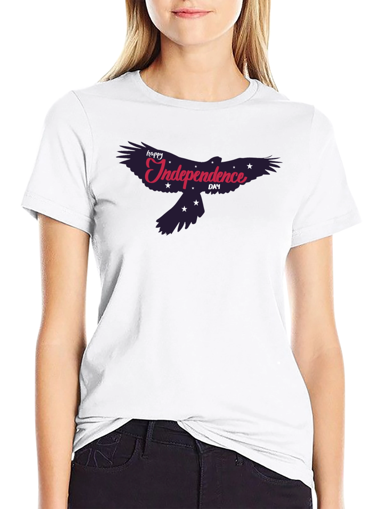Independence Day T-Shirt - Patriotic Eagle Design