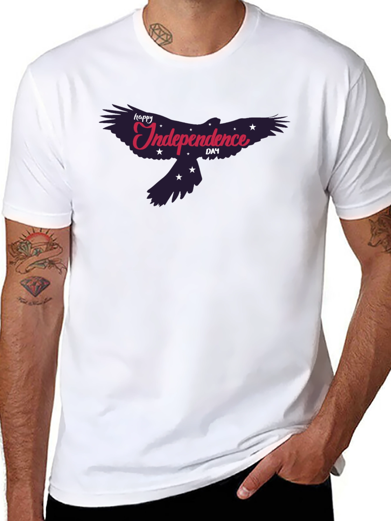 Independence Day T-Shirt - Patriotic Eagle Design