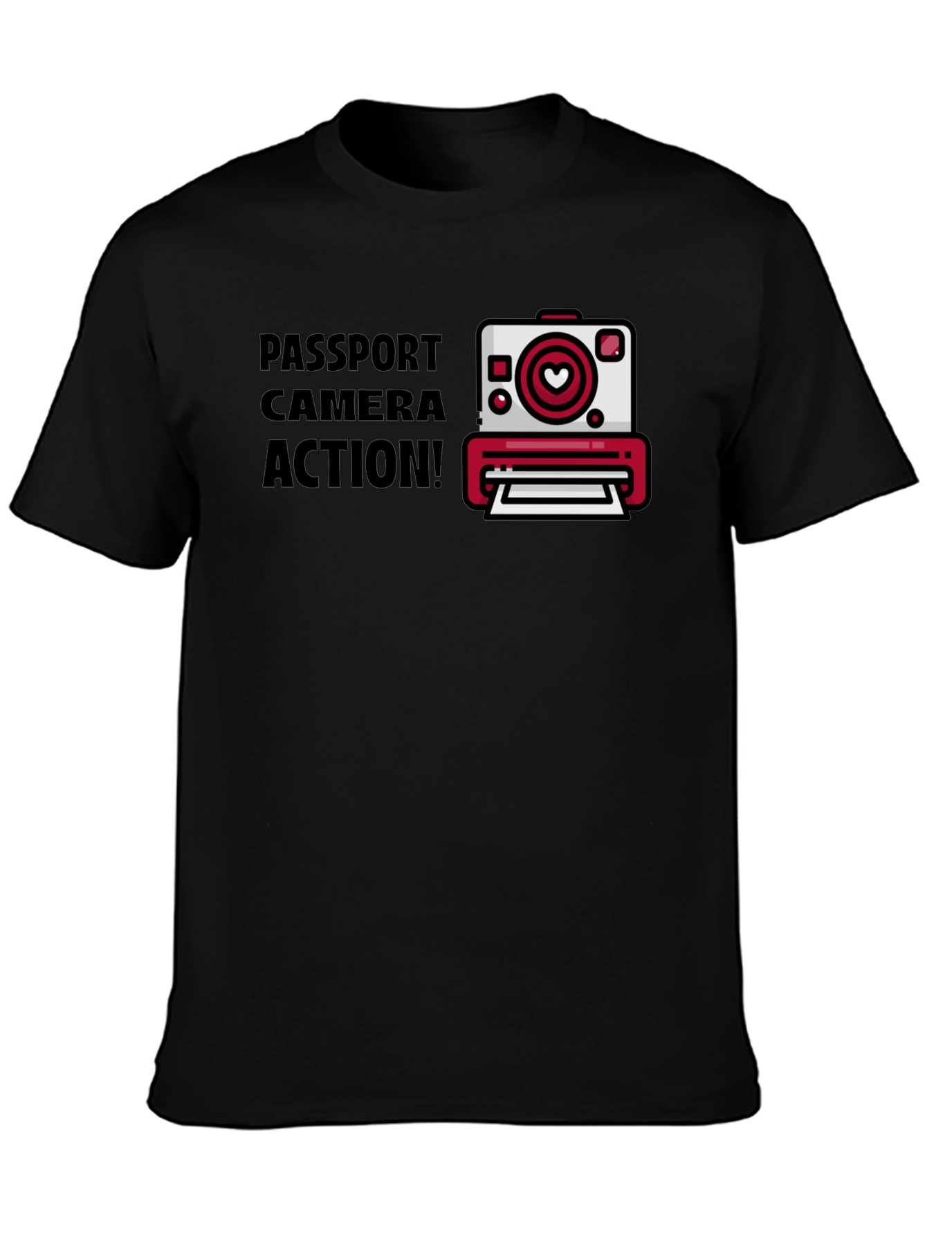 Passport Camera Action Graphic Tee