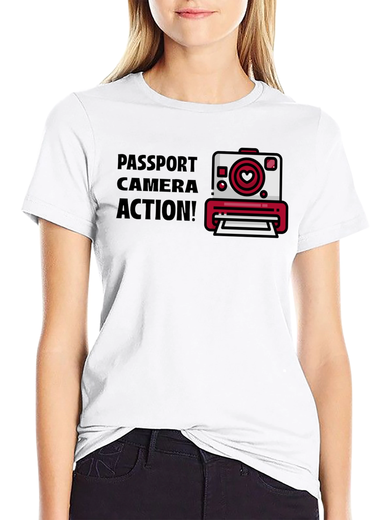 Passport Camera Action Graphic Tee