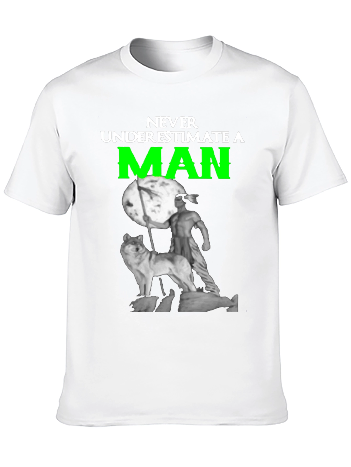 Never Underestimate a Man Graphic T-Shirt