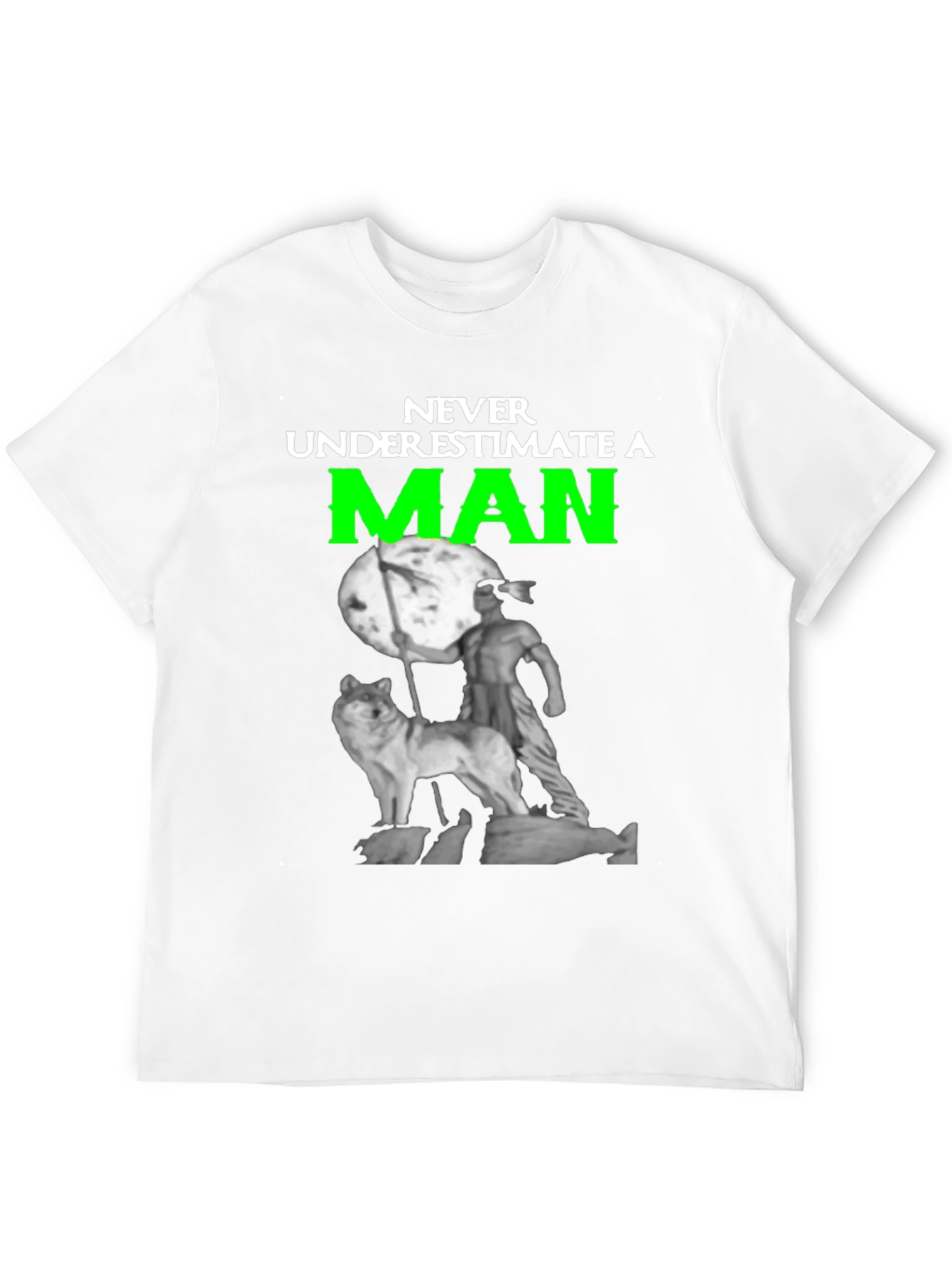 Never Underestimate a Man Graphic T-Shirt