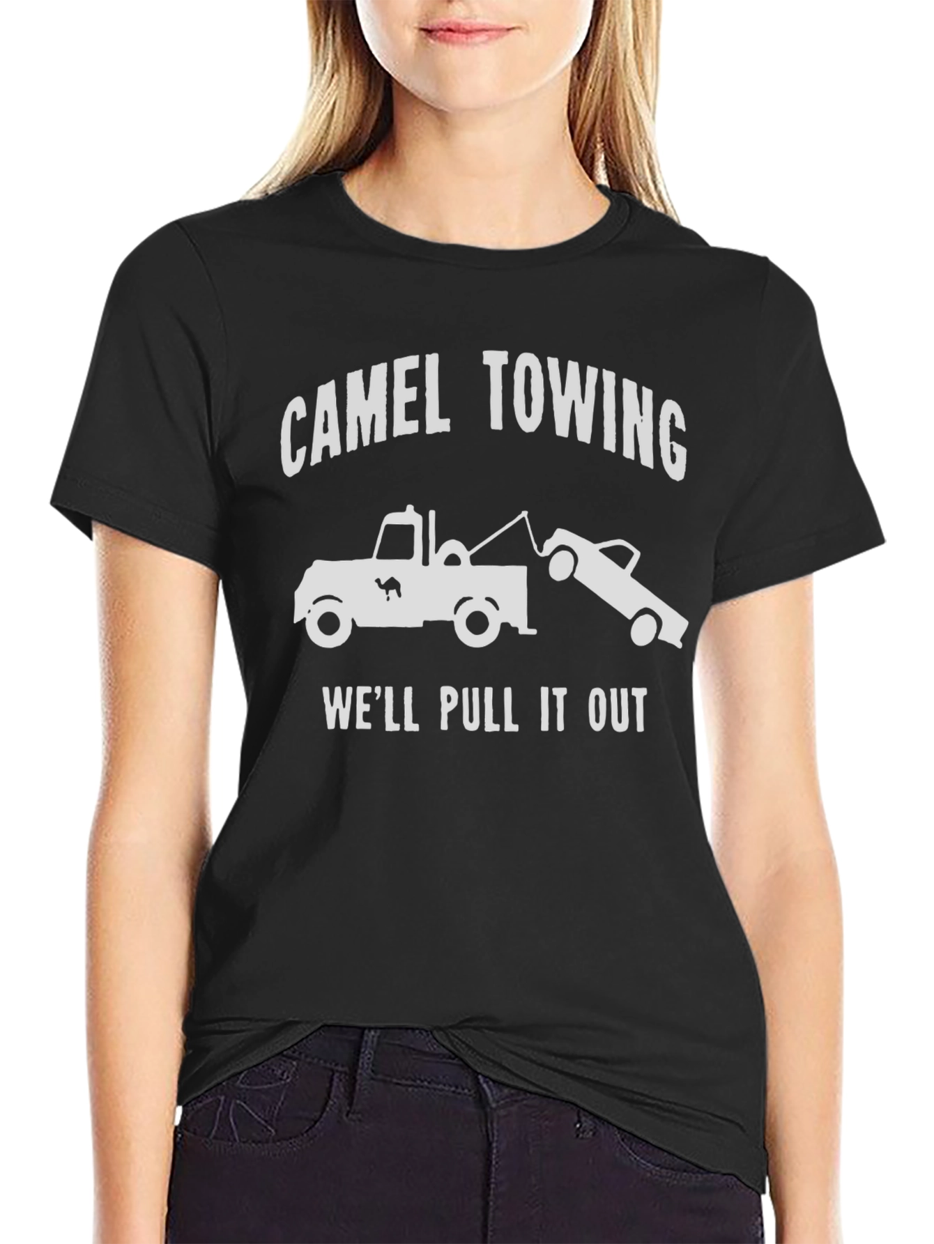 Camel Towing Funny Graphic Tee - Pull It Out