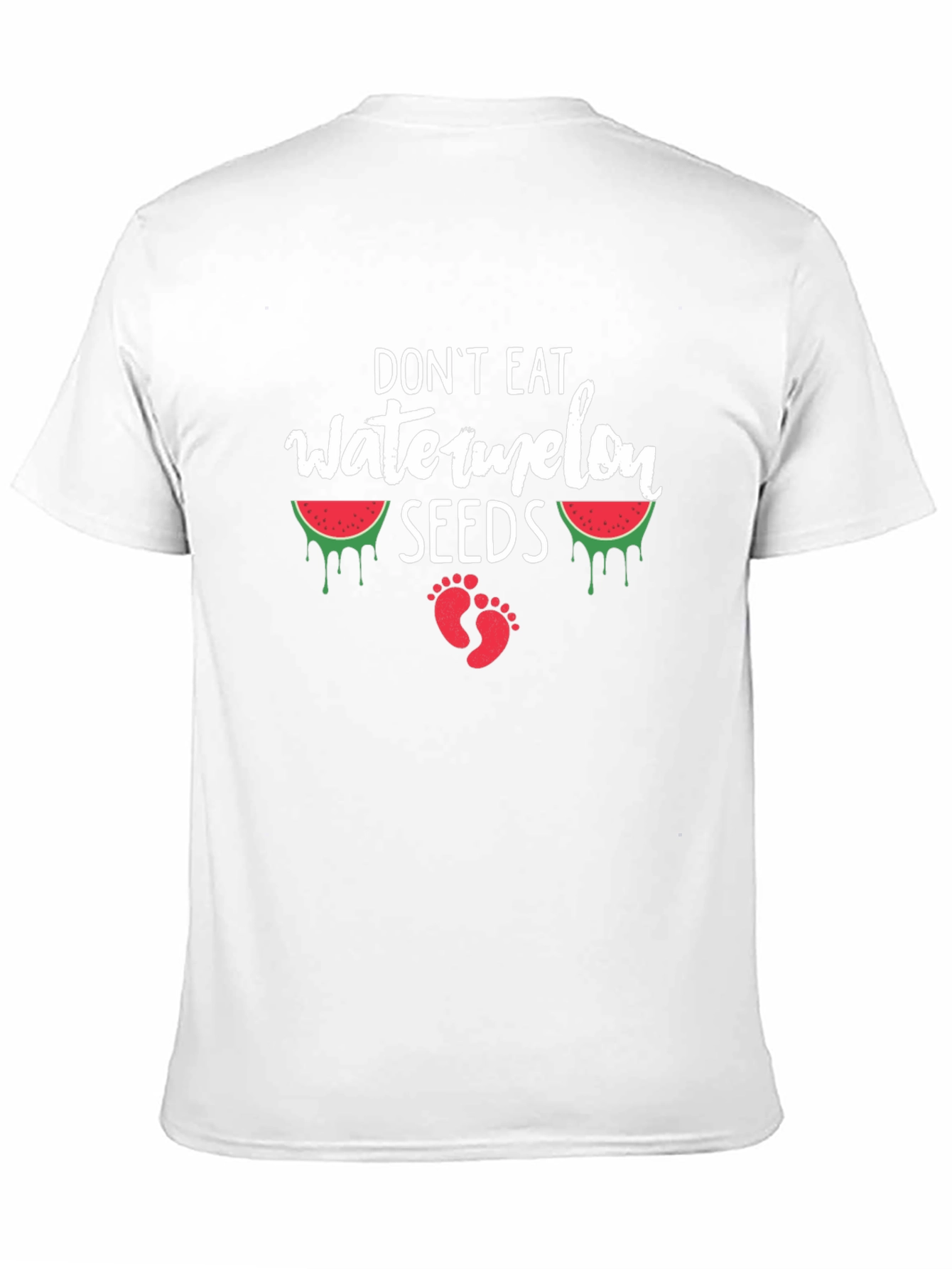 Dont Eat Watermelon Seeds T-Shirt Funny Pregnancy Tee