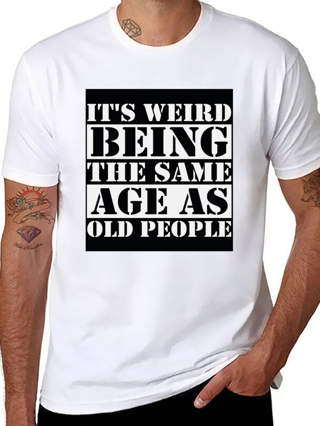 Funny Old People Graphic Tee