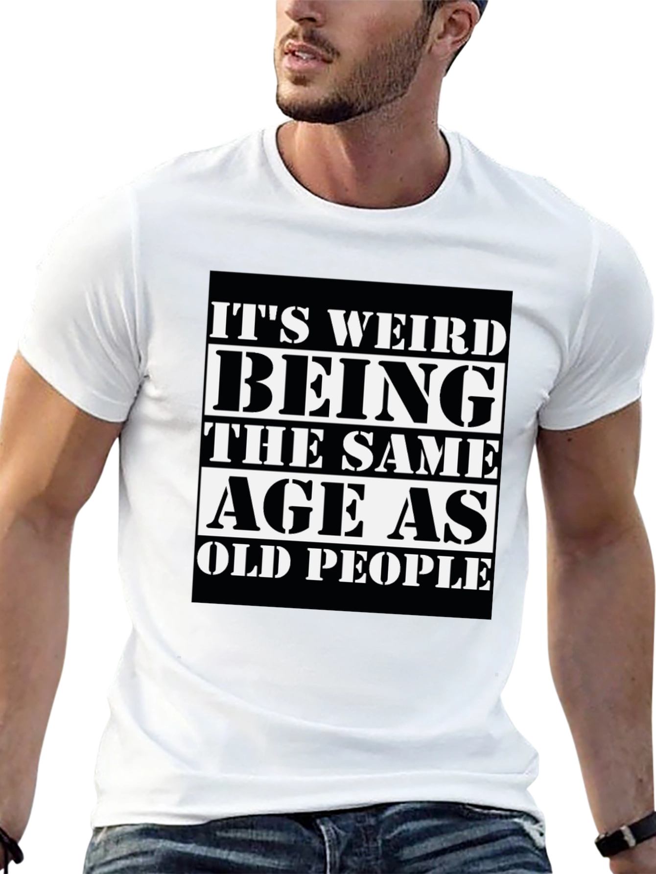 Funny Old People Graphic Tee