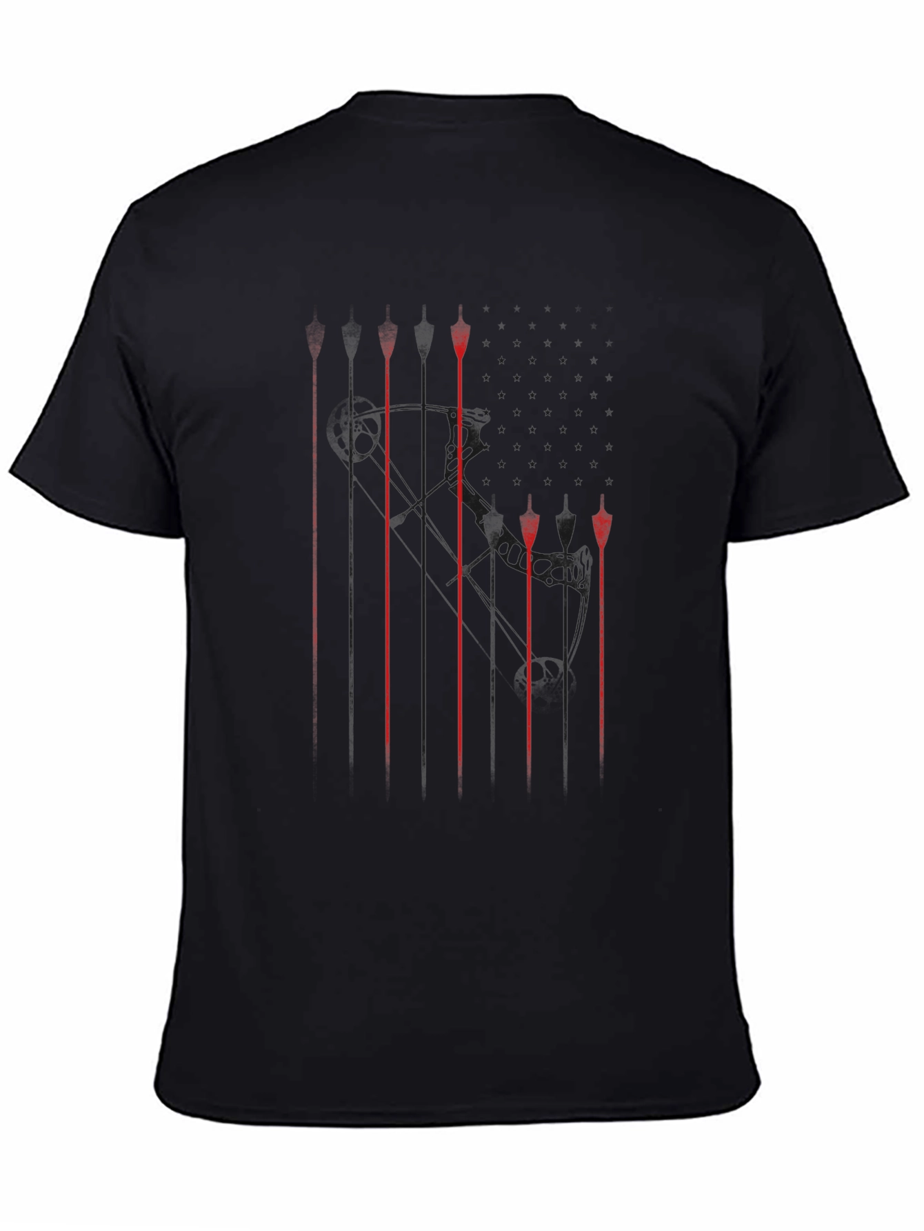 Graphic Print Black T-Shirt