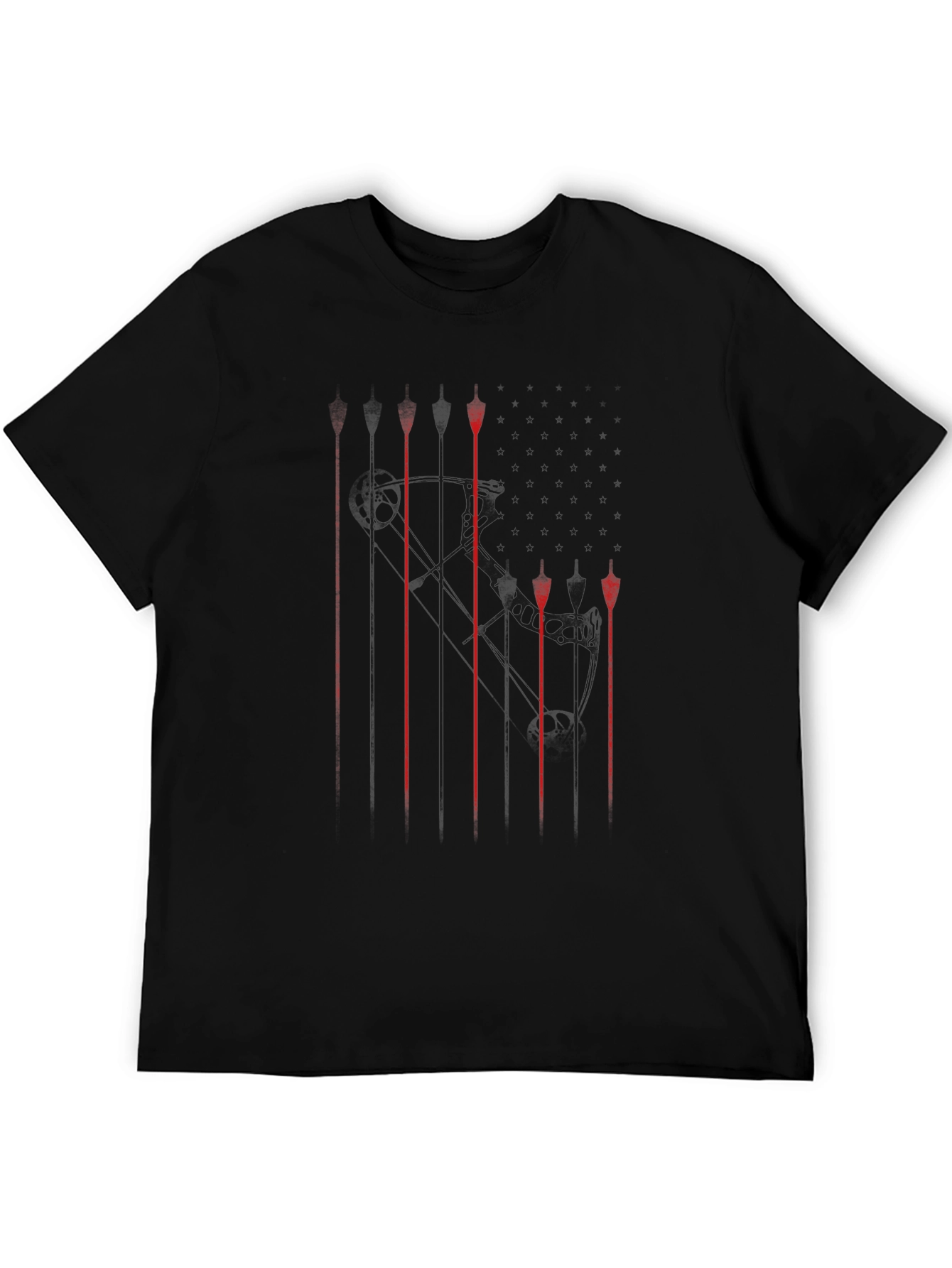 Graphic Print Black T-Shirt