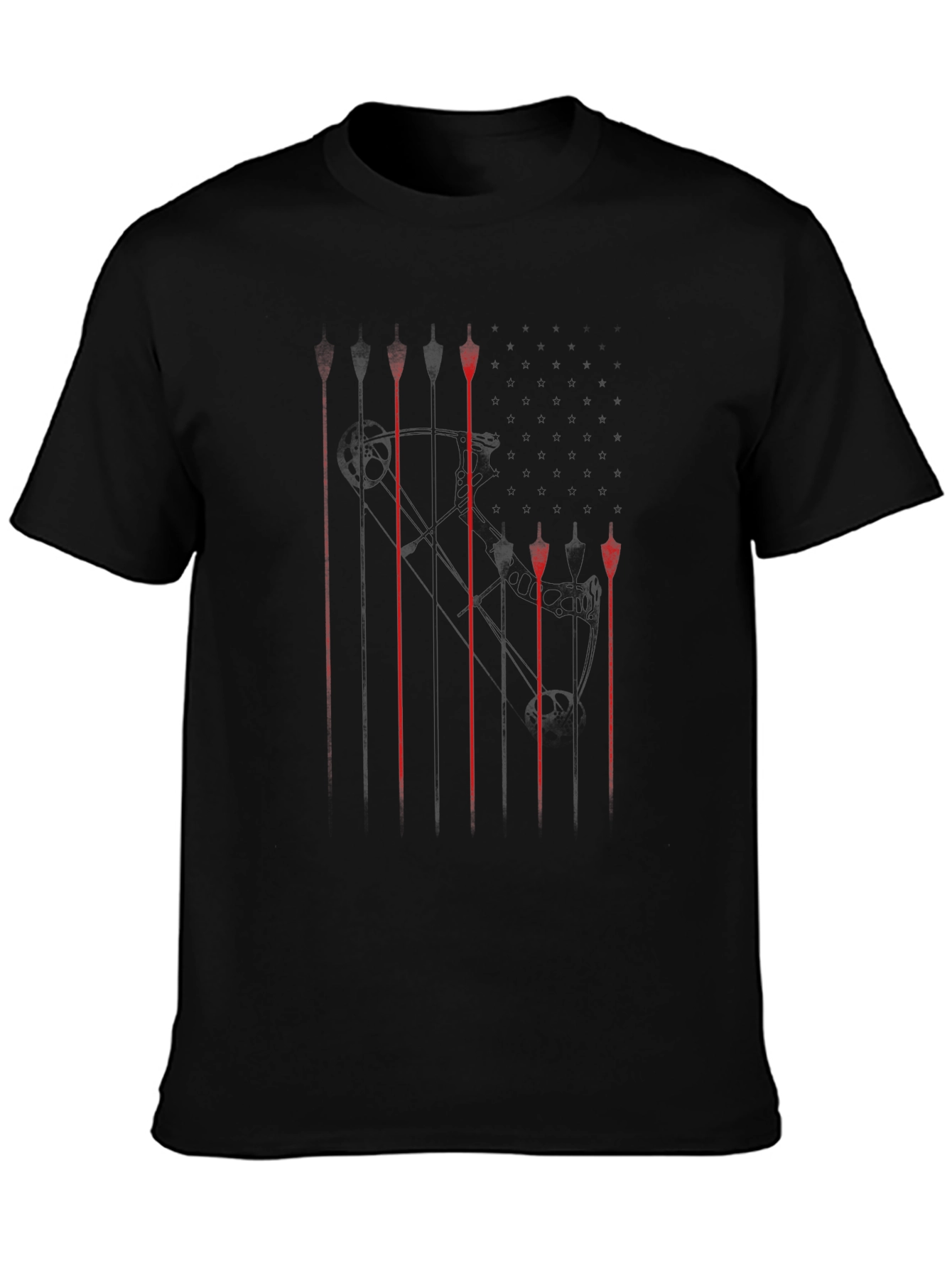 Graphic Print Black T-Shirt