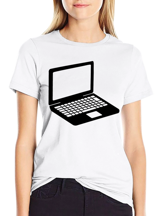 Laptop Graphic Tee - Black T-Shirt