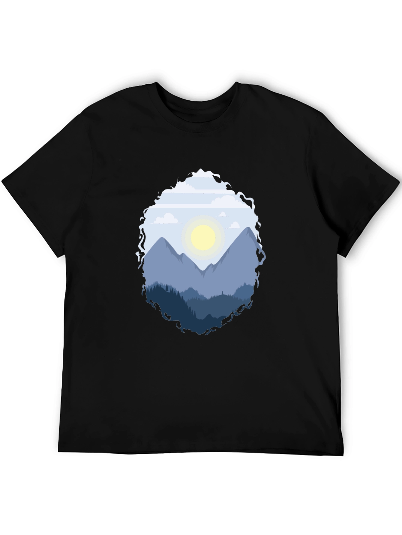 Mountain Vista Graphic Tee - Black