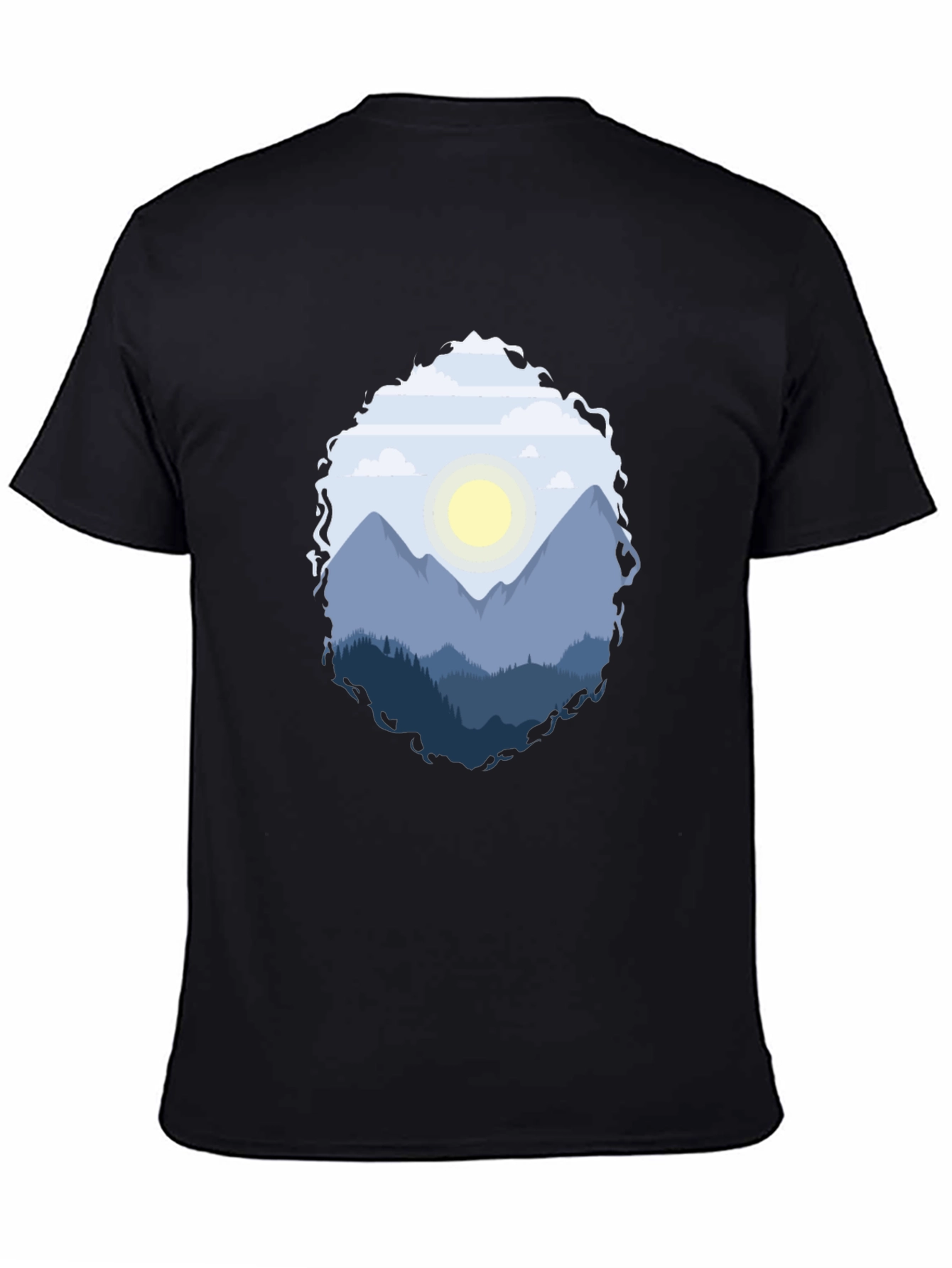 Mountain Vista Graphic Tee - Black