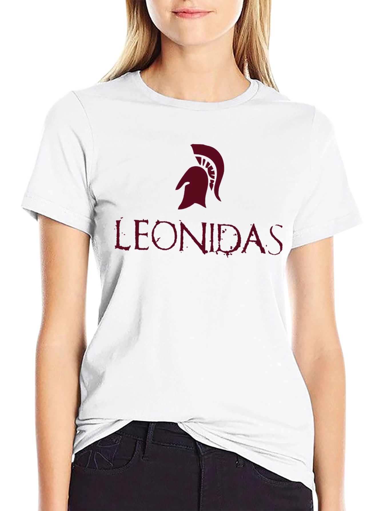 Leonidas Spartan Helmet Graphic Tee