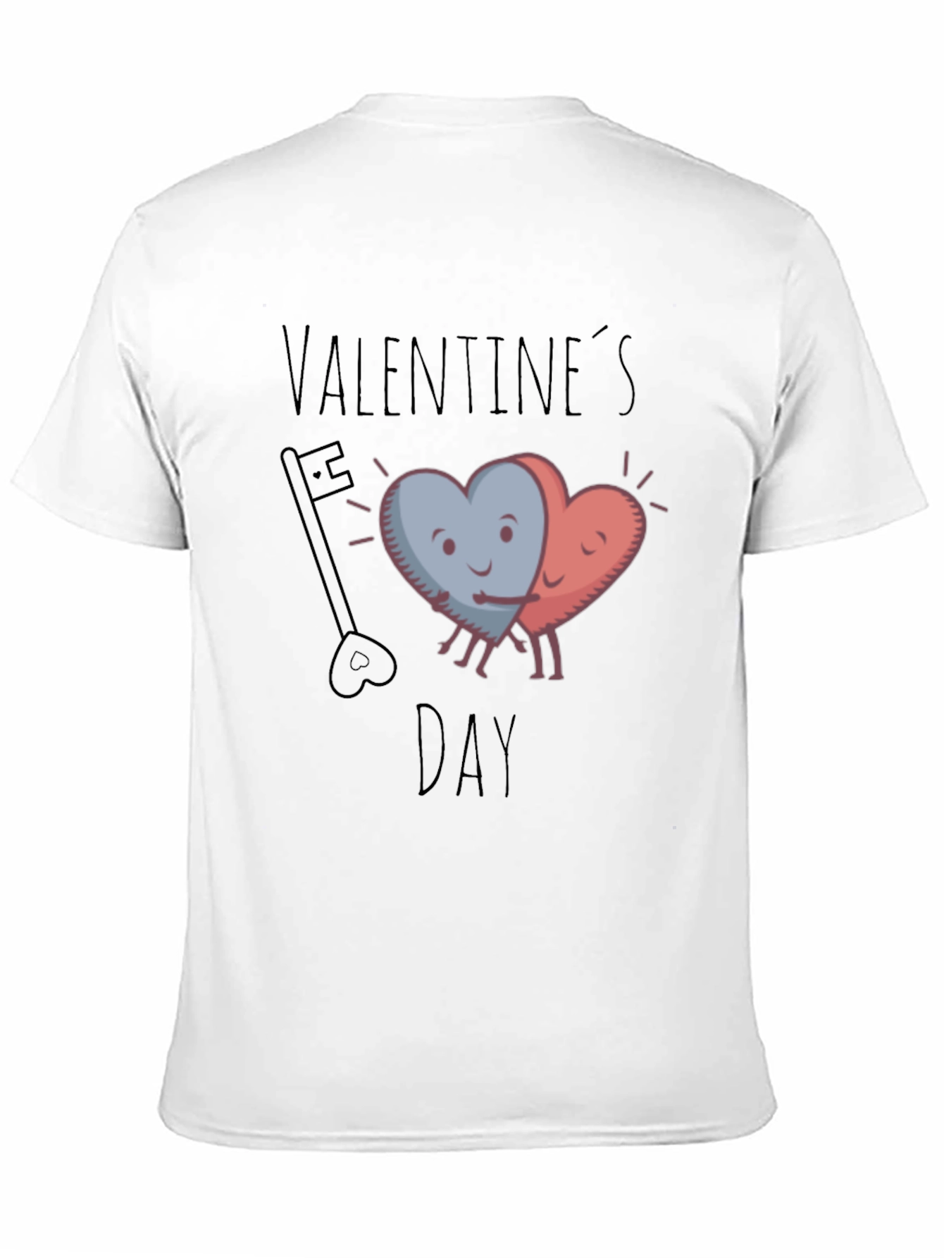 Valentines Day Heart Hug Graphic Tee