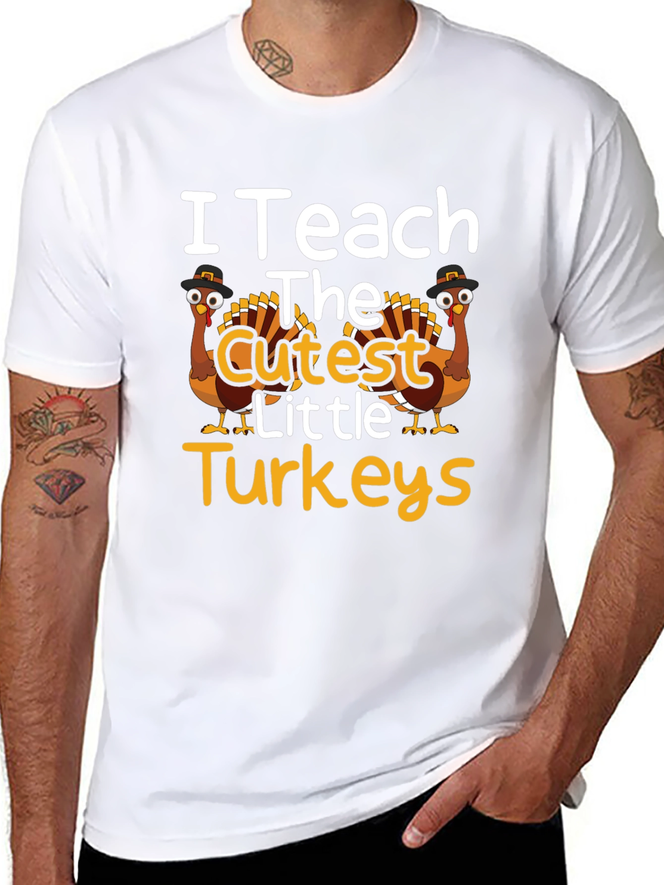 I Teach The Cutest Little Turkeys T-Shirt