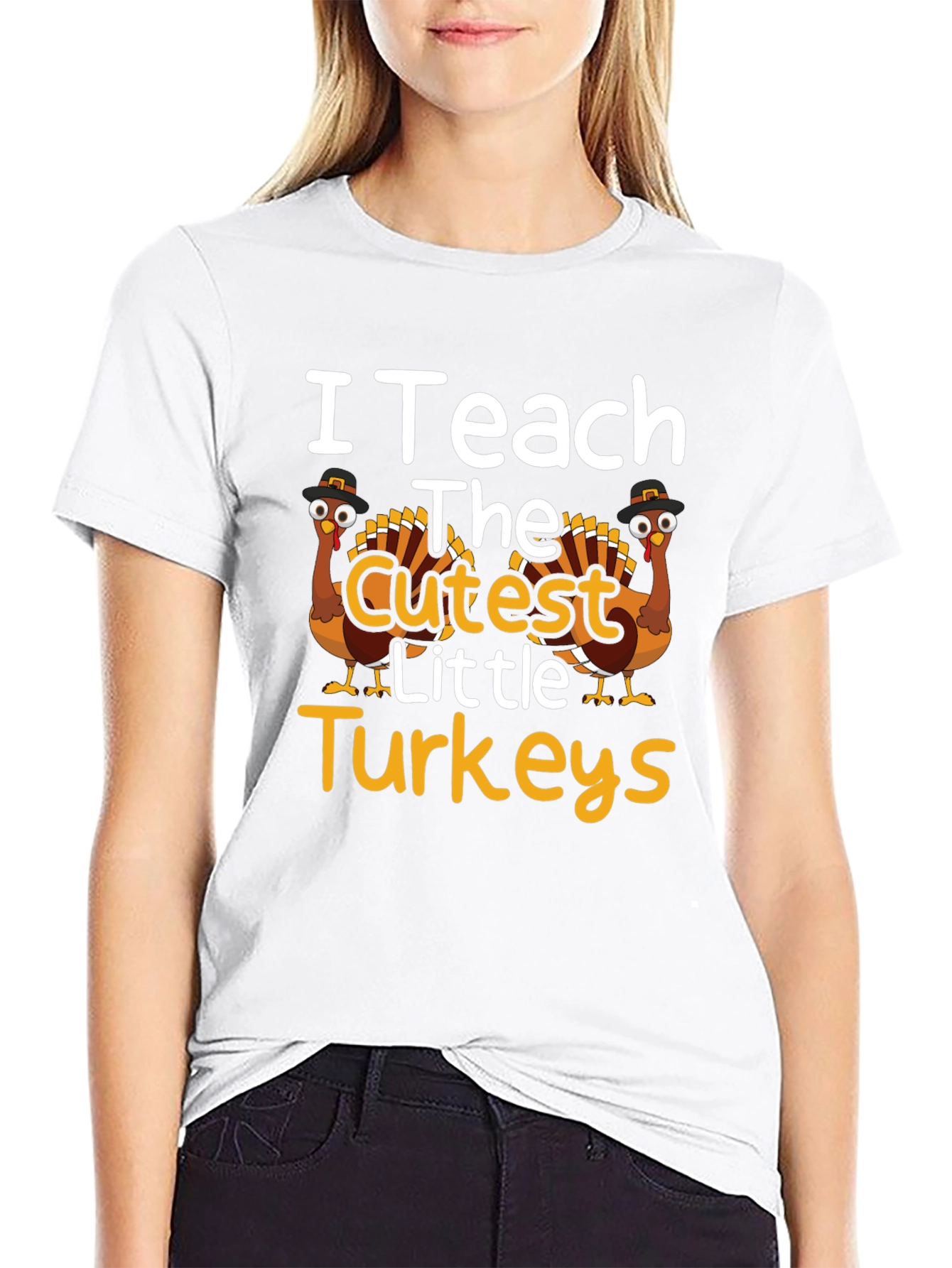 I Teach The Cutest Little Turkeys T-Shirt