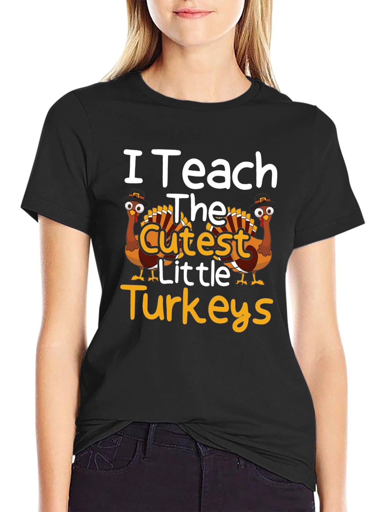I Teach The Cutest Little Turkeys T-Shirt