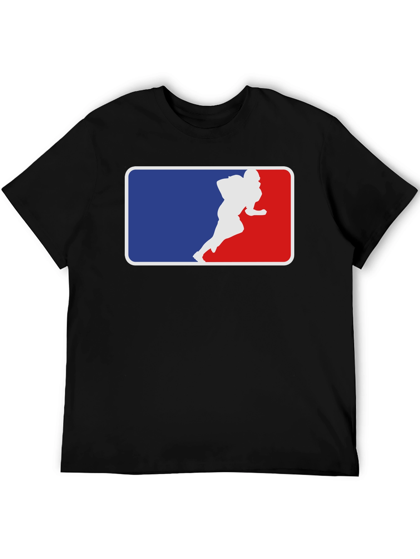 Football Player Silhouette Tee