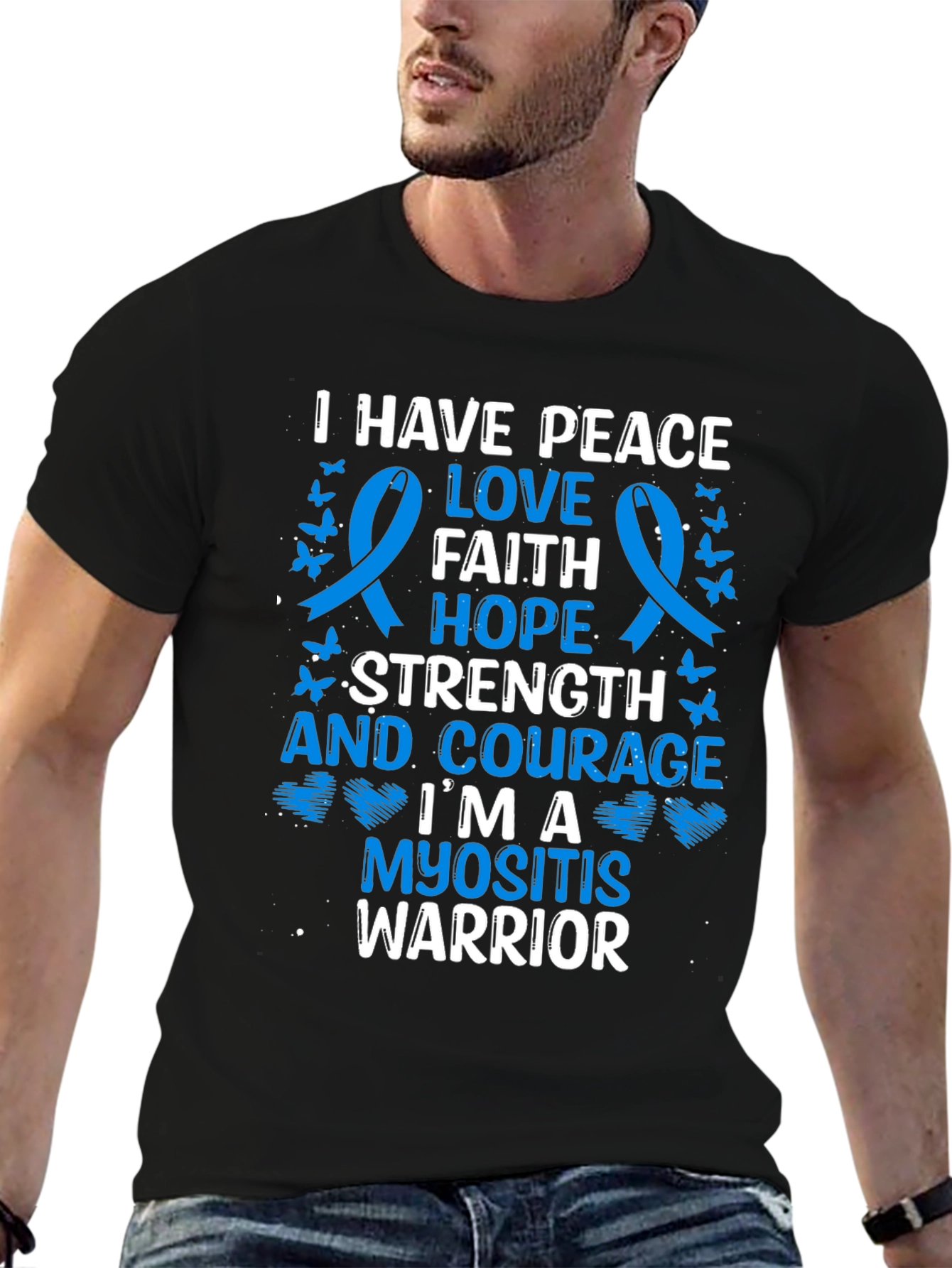 Myositis Warrior T-Shirt - Awareness Ribbon Tee