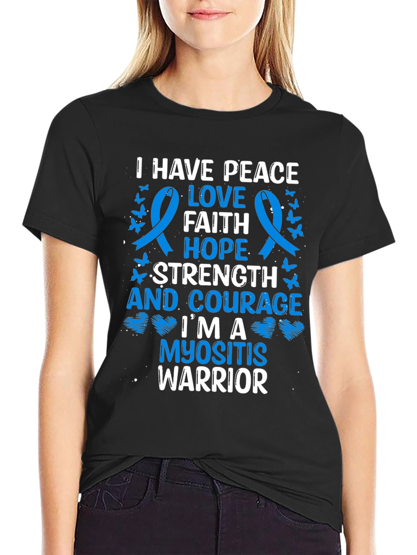 Myositis Warrior T-Shirt - Awareness Ribbon Tee