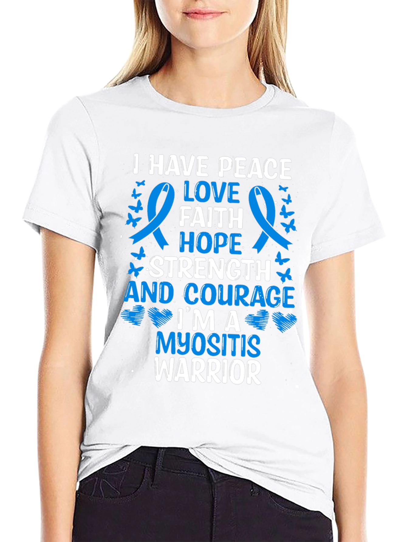 Myositis Warrior T-Shirt - Awareness Ribbon Tee