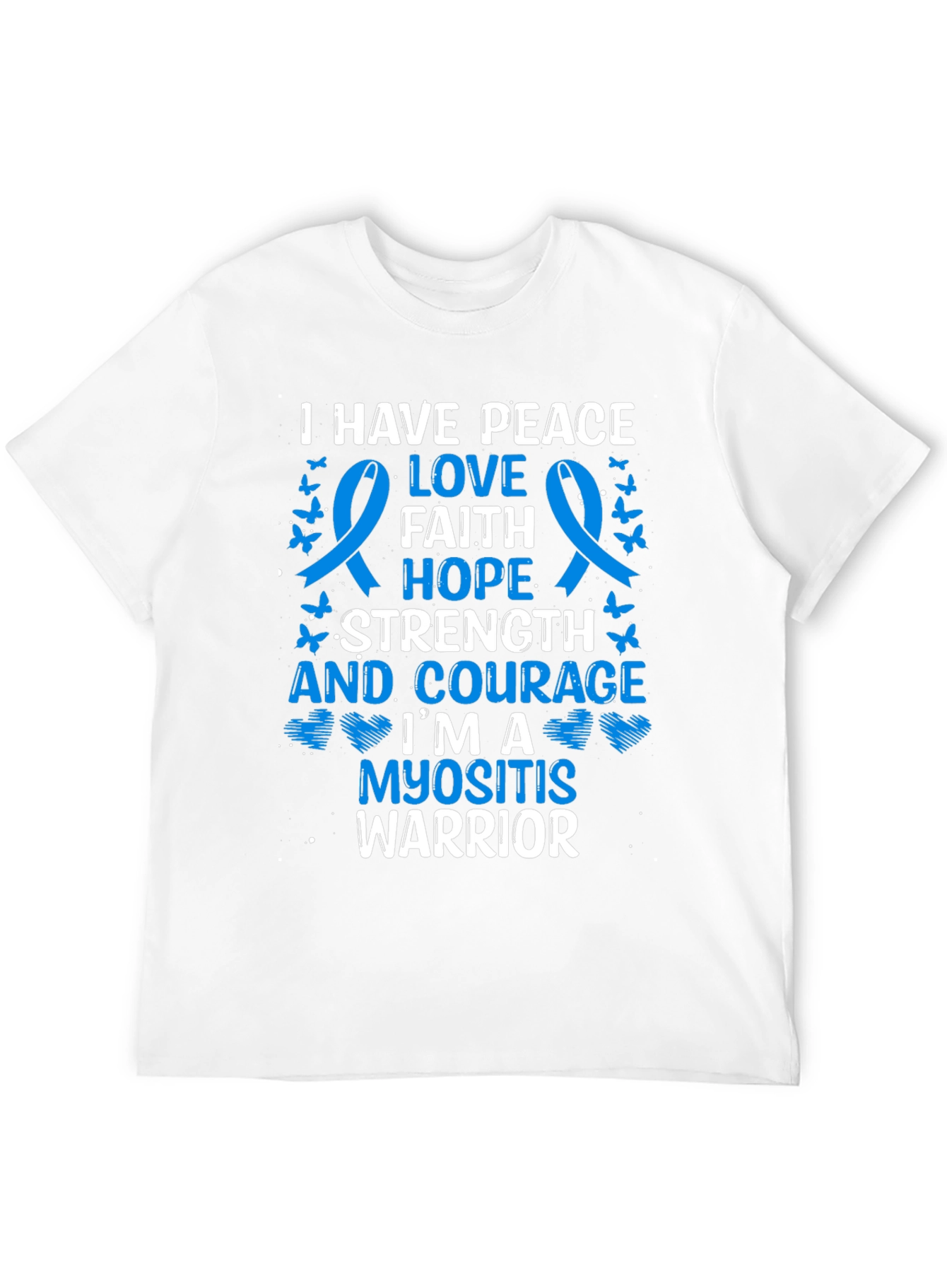 Myositis Warrior T-Shirt - Awareness Ribbon Tee