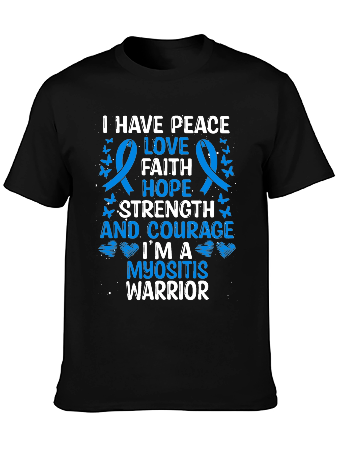 Myositis Warrior T-Shirt - Awareness Ribbon Tee