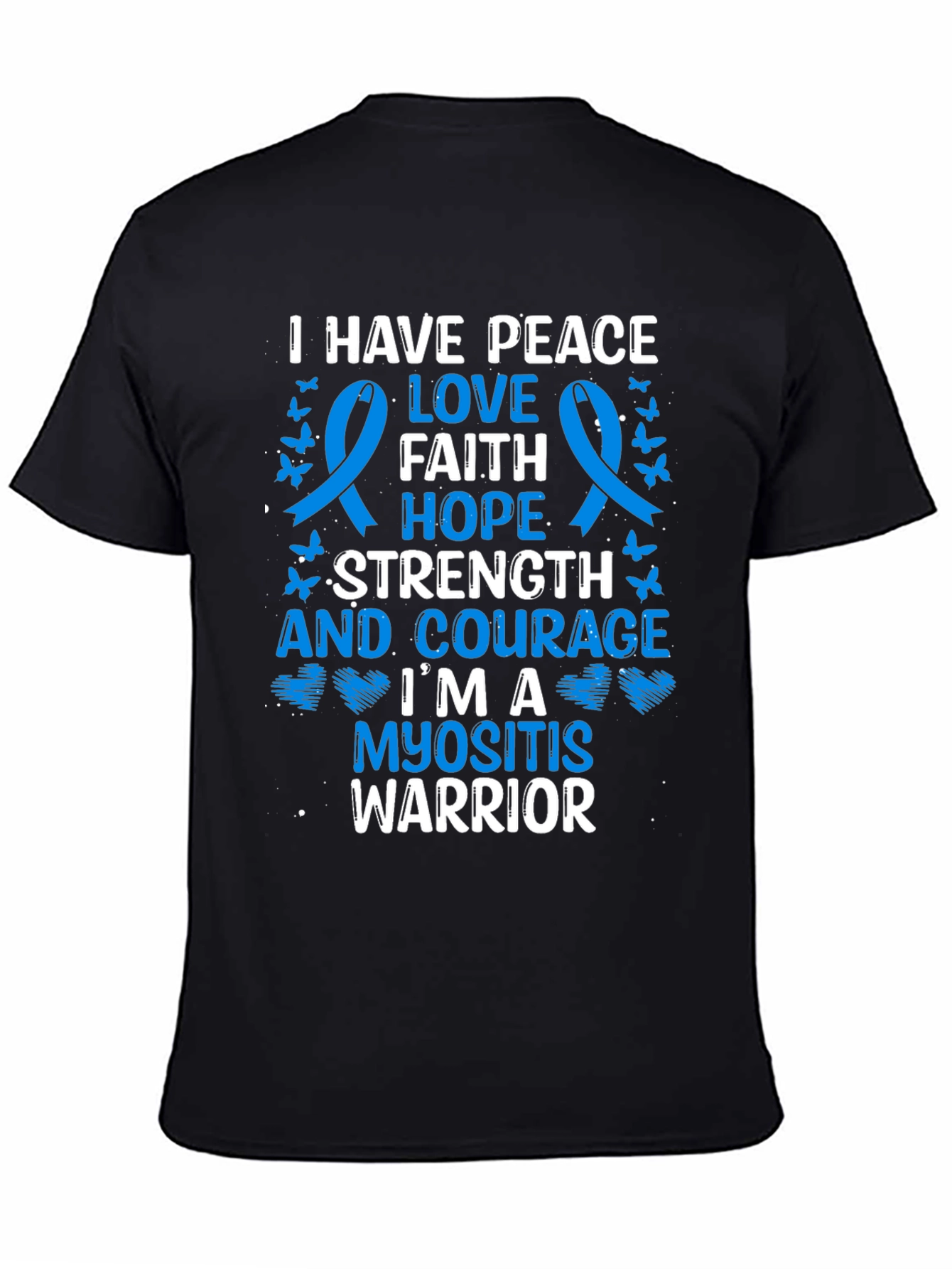 Myositis Warrior T-Shirt - Awareness Ribbon Tee