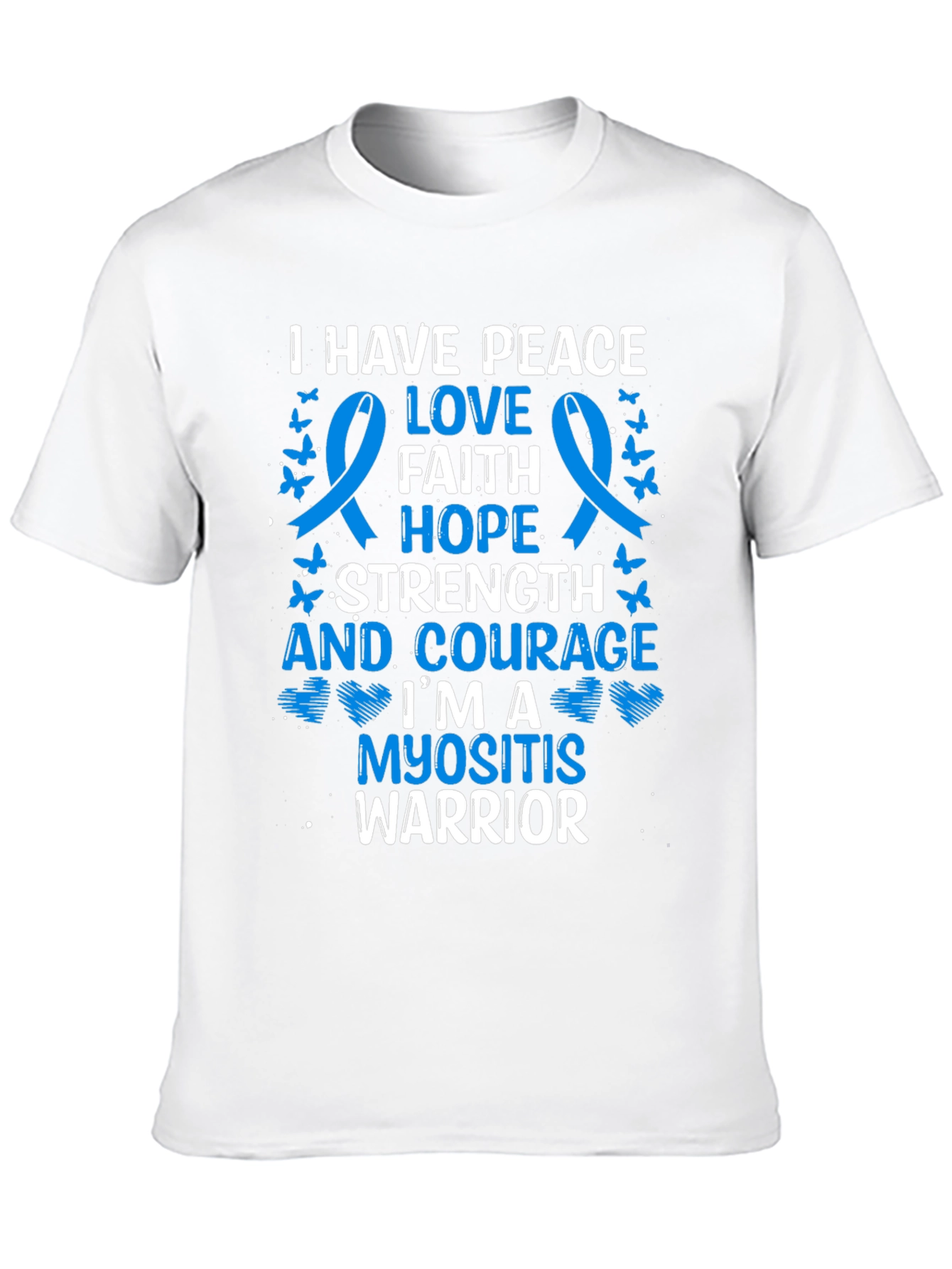 Myositis Warrior T-Shirt - Awareness Ribbon Tee