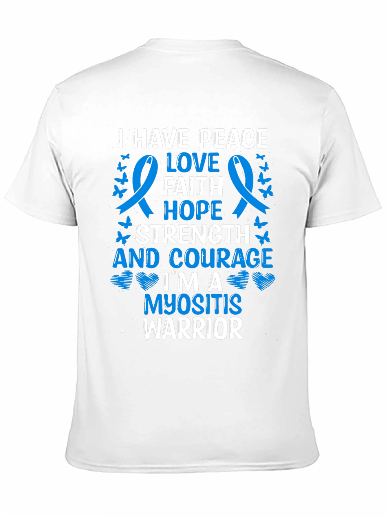 Myositis Warrior T-Shirt - Awareness Ribbon Tee