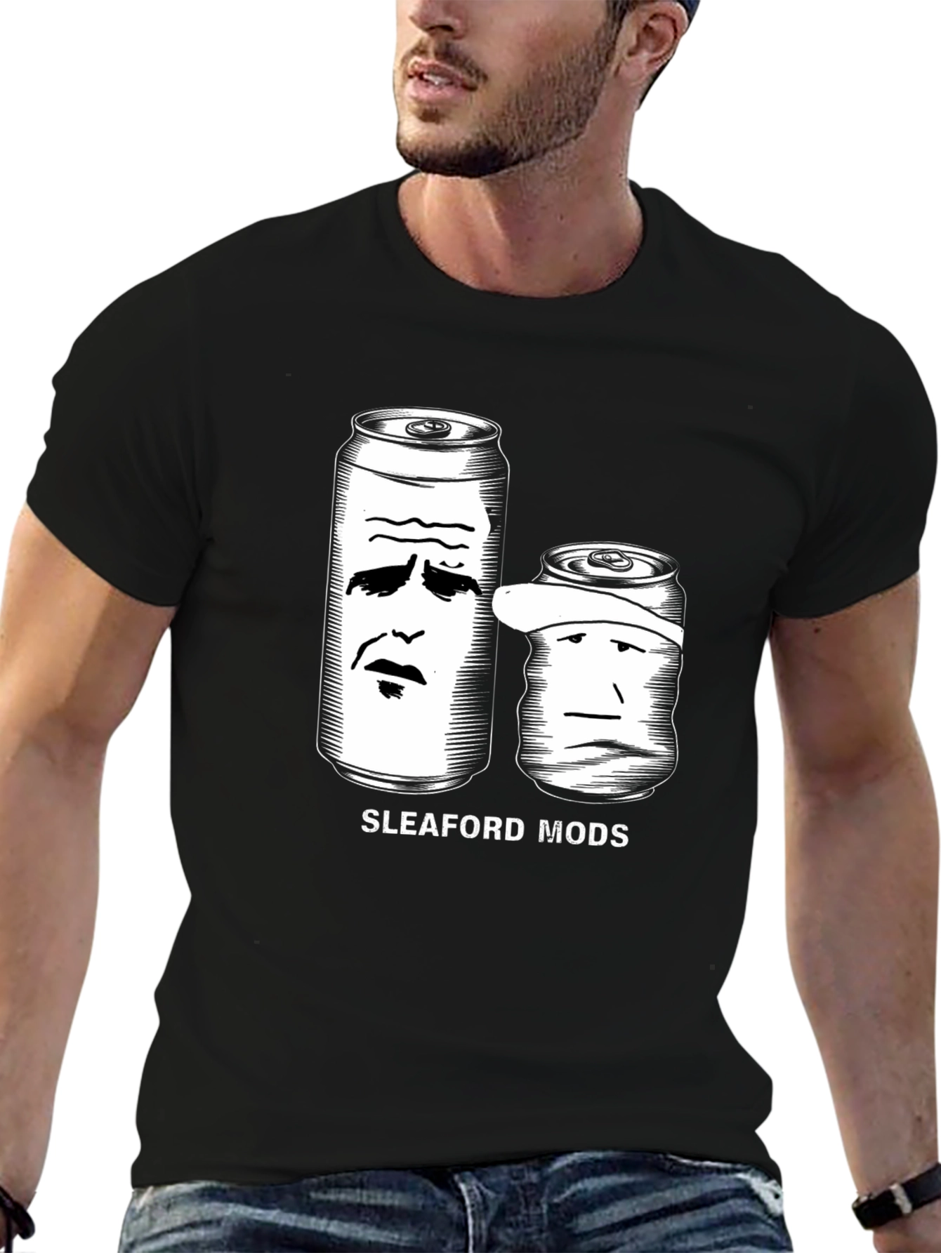 Sleaford Mods Graphic Black T-Shirt