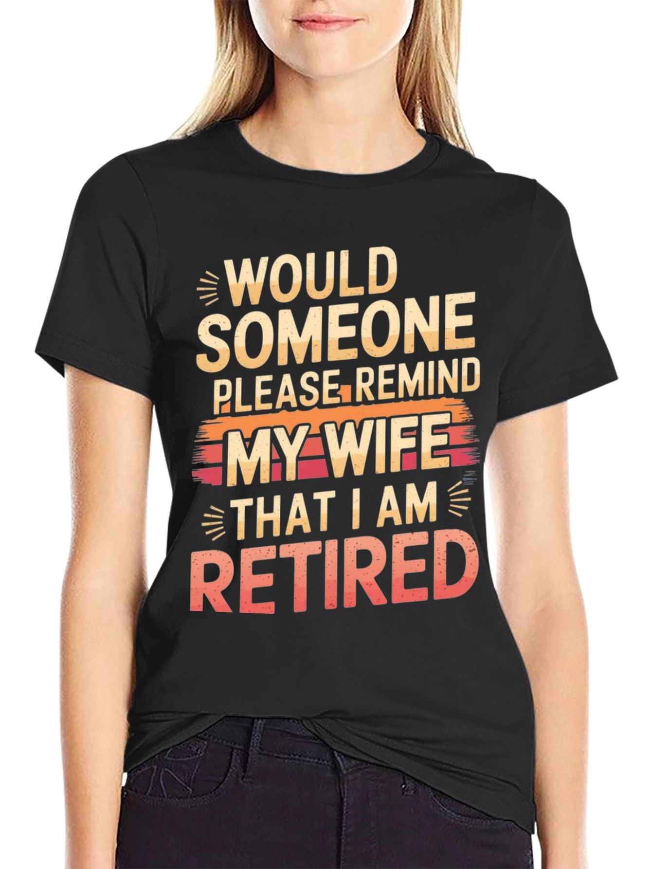 Retired Husband T-Shirt - Humorous Graphic Tee