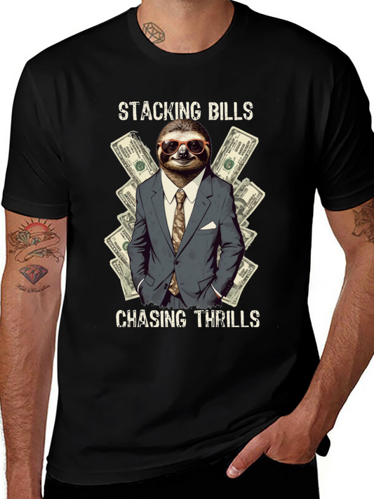 Stacking Bills Sloth Tee - Chasing Thrills