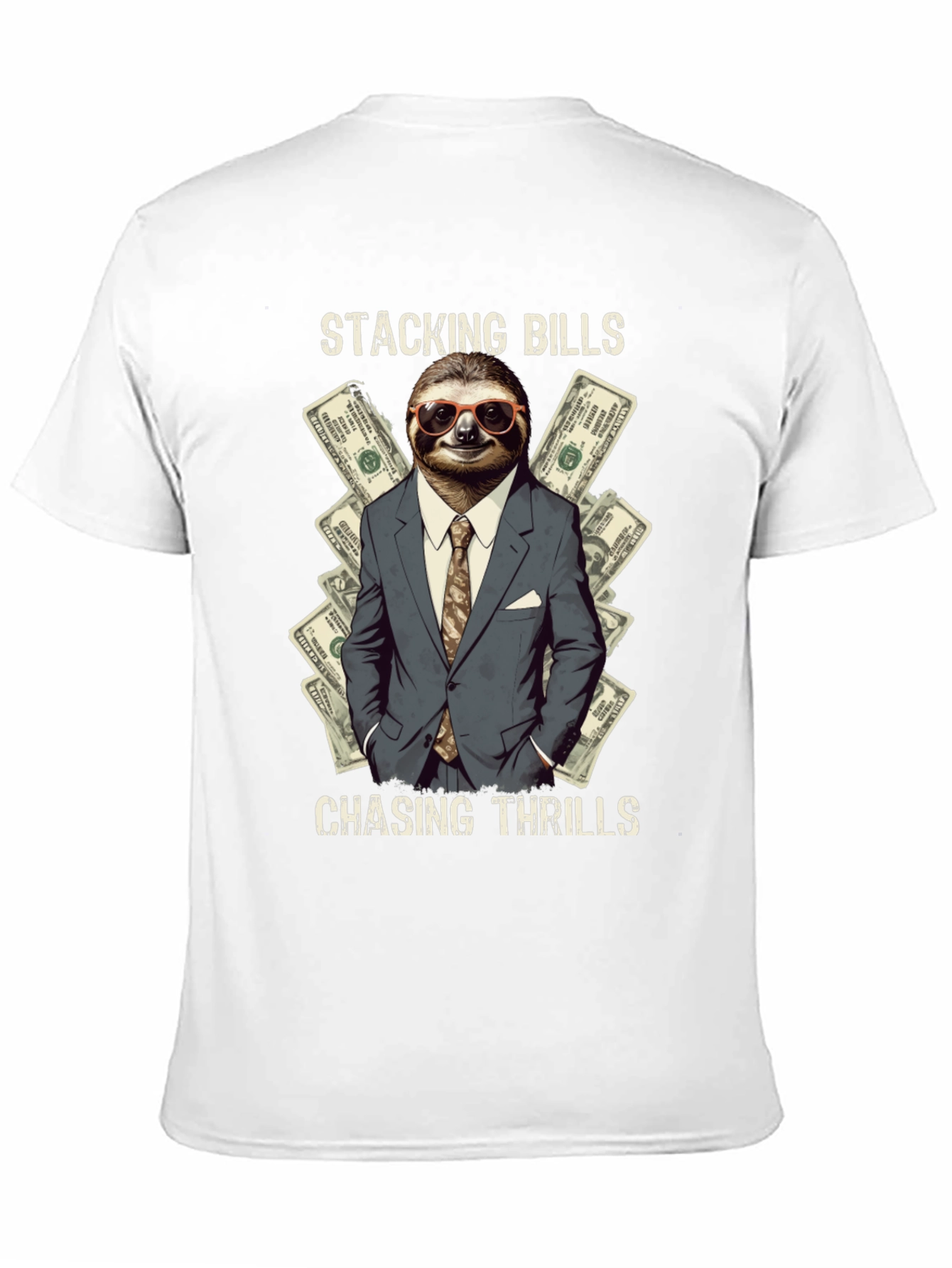 Stacking Bills Sloth Tee - Chasing Thrills