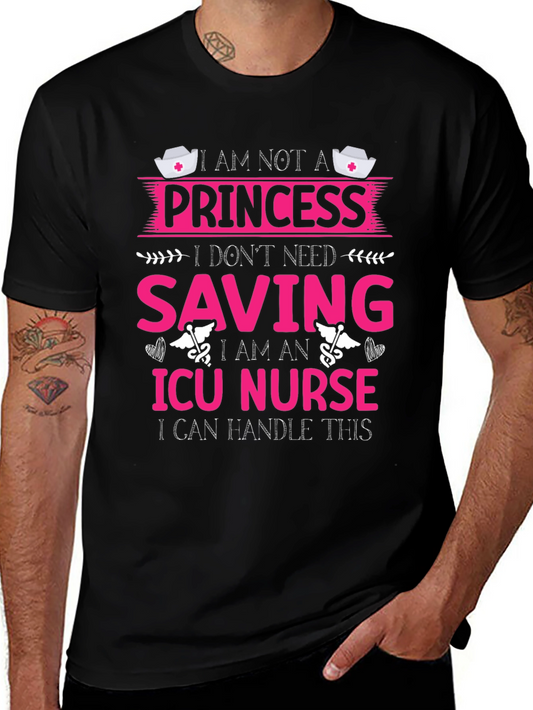 ICU Nurse Princess T-Shirt - Strong Women