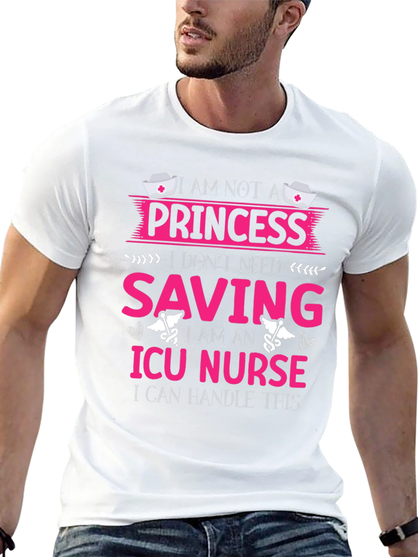 ICU Nurse Princess T-Shirt - Strong Women