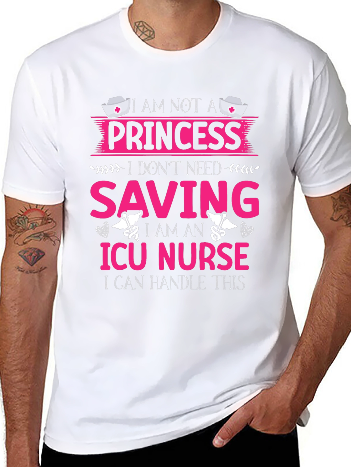 ICU Nurse Princess T-Shirt - Strong Women