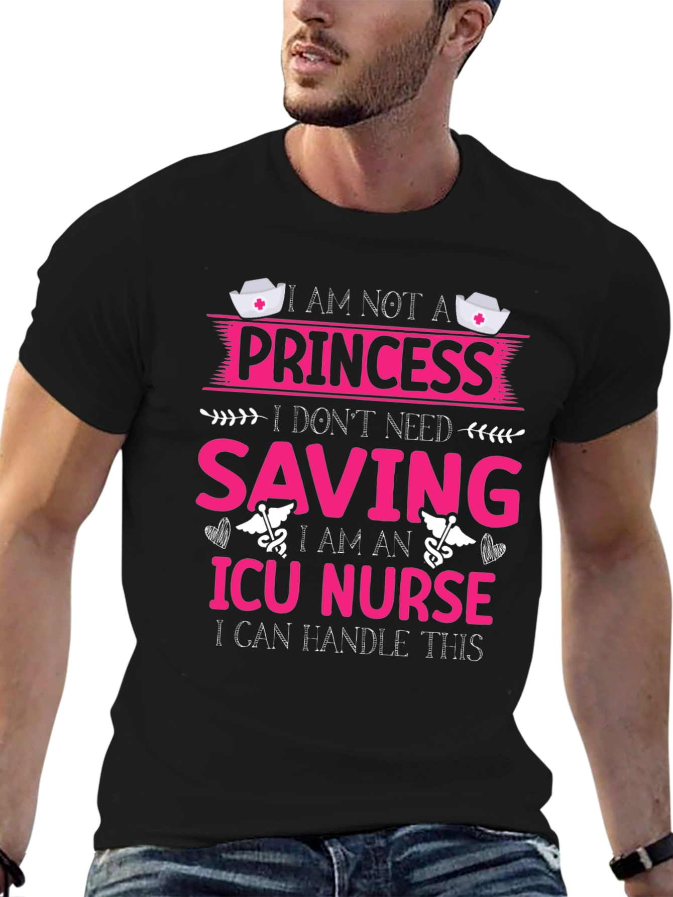 ICU Nurse Princess T-Shirt - Strong Women
