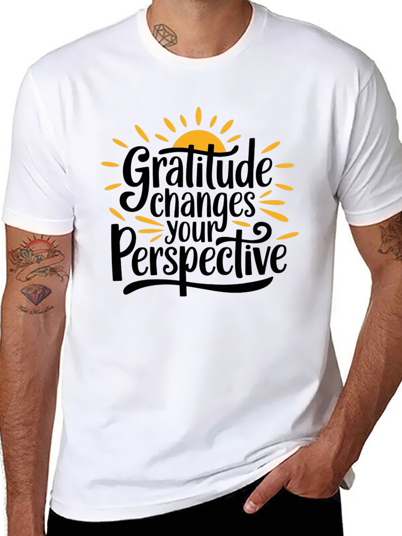 Gratitude Changes Your Perspective Graphic T-Shirt