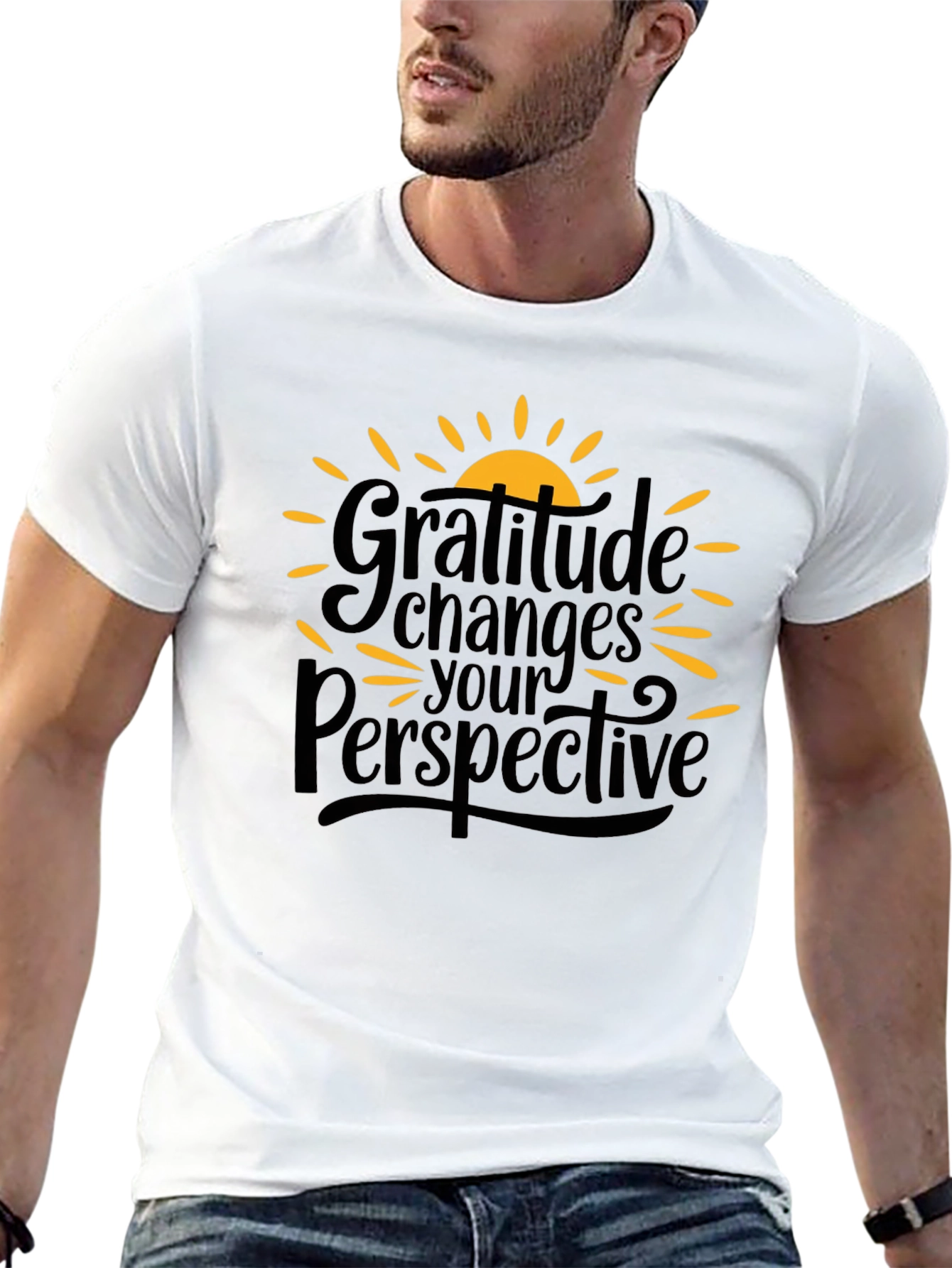 Gratitude Changes Your Perspective Graphic T-Shirt